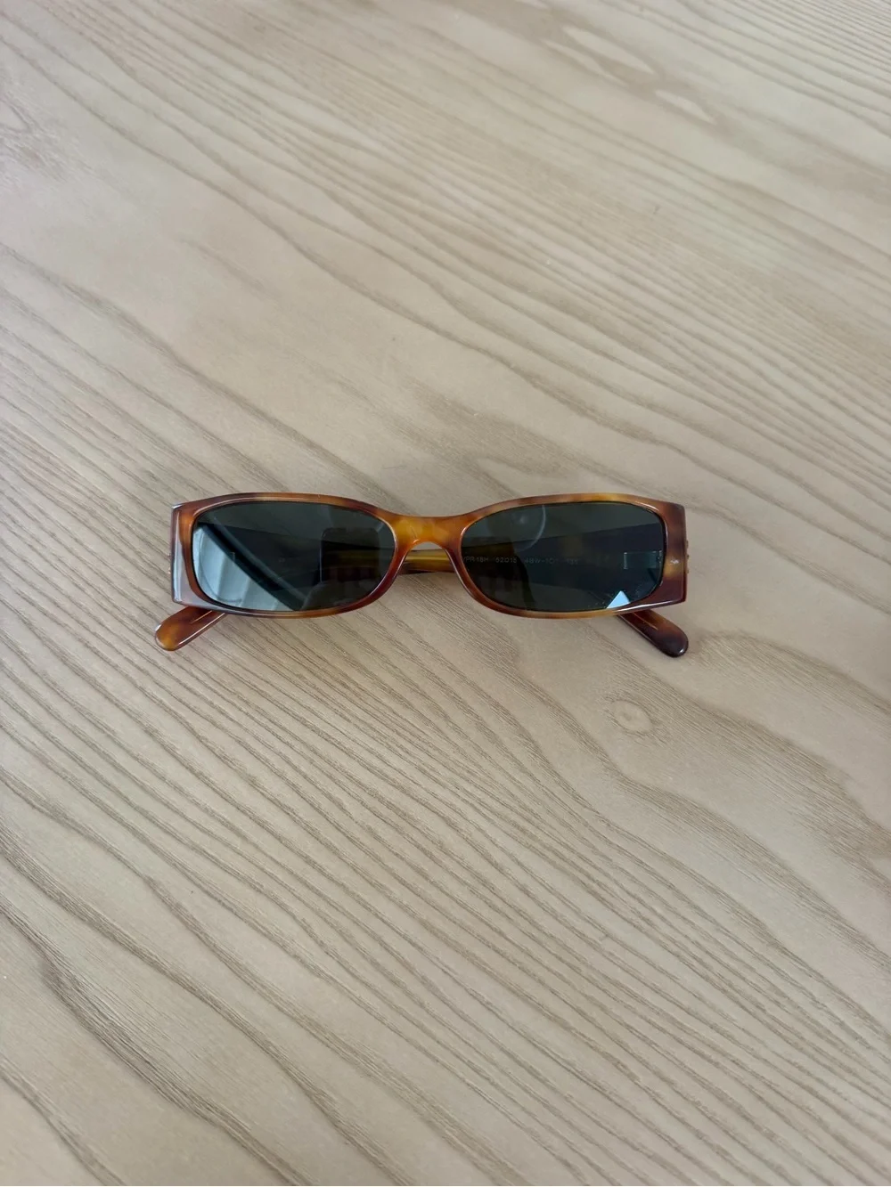 Prada VPR18H Tortoiseshell Sunglasses with Crystal Flower